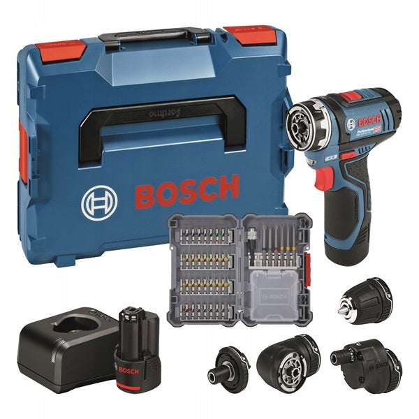 EXCLUSIVE - Bosch Professional GSR 12V-15FC Screwdriver +4 caps 06019F600F EAN (GTIN) 4059952634197