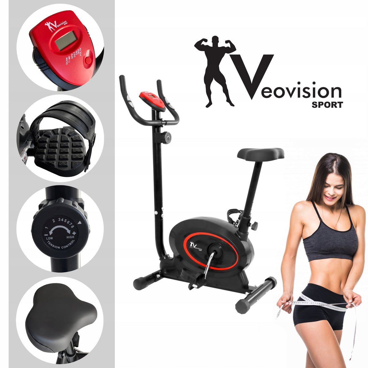 EXERCISE BIKE STATIONARY BIKE Veo Sport Brand Veovision