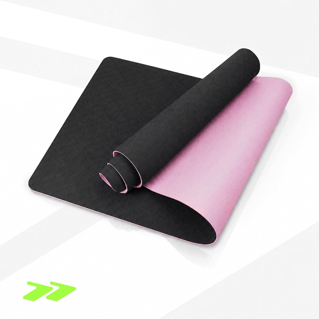 EXERCISE MAT NON-SLIP YOGA FITNESS TPE 6 MM SOFT LARGE 183x61 CM Packaging status original
