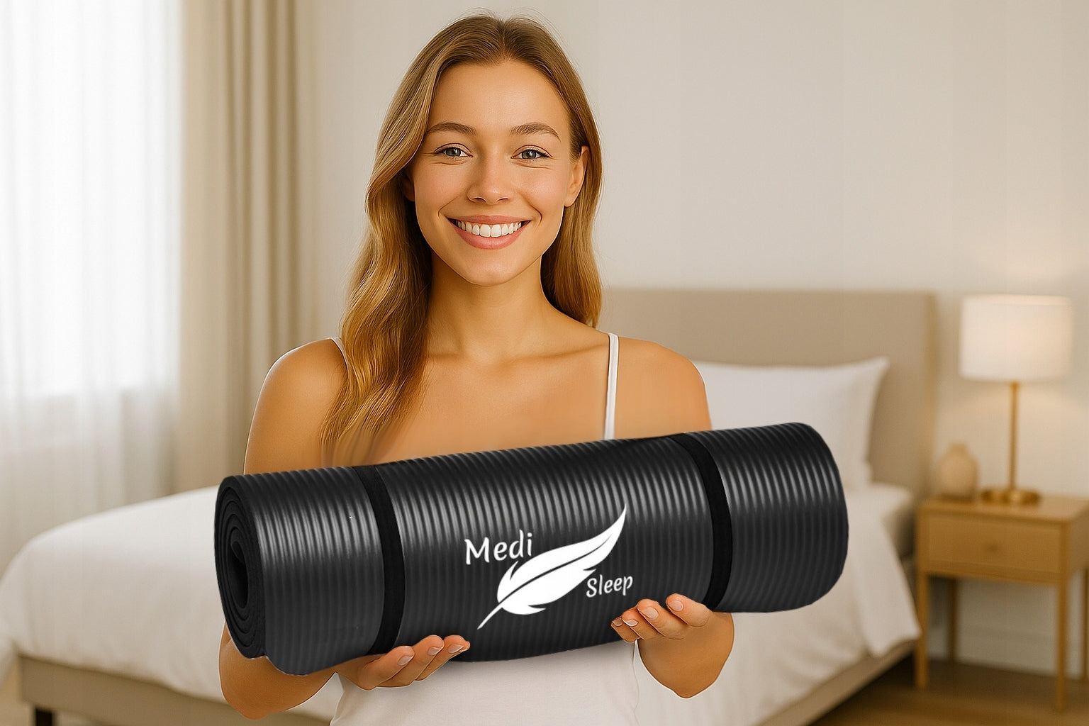 EXERCISE MAT THICK GYMNASTIC FITNESS YOGA, FOAM MAT FOR GYMS Packaging status original