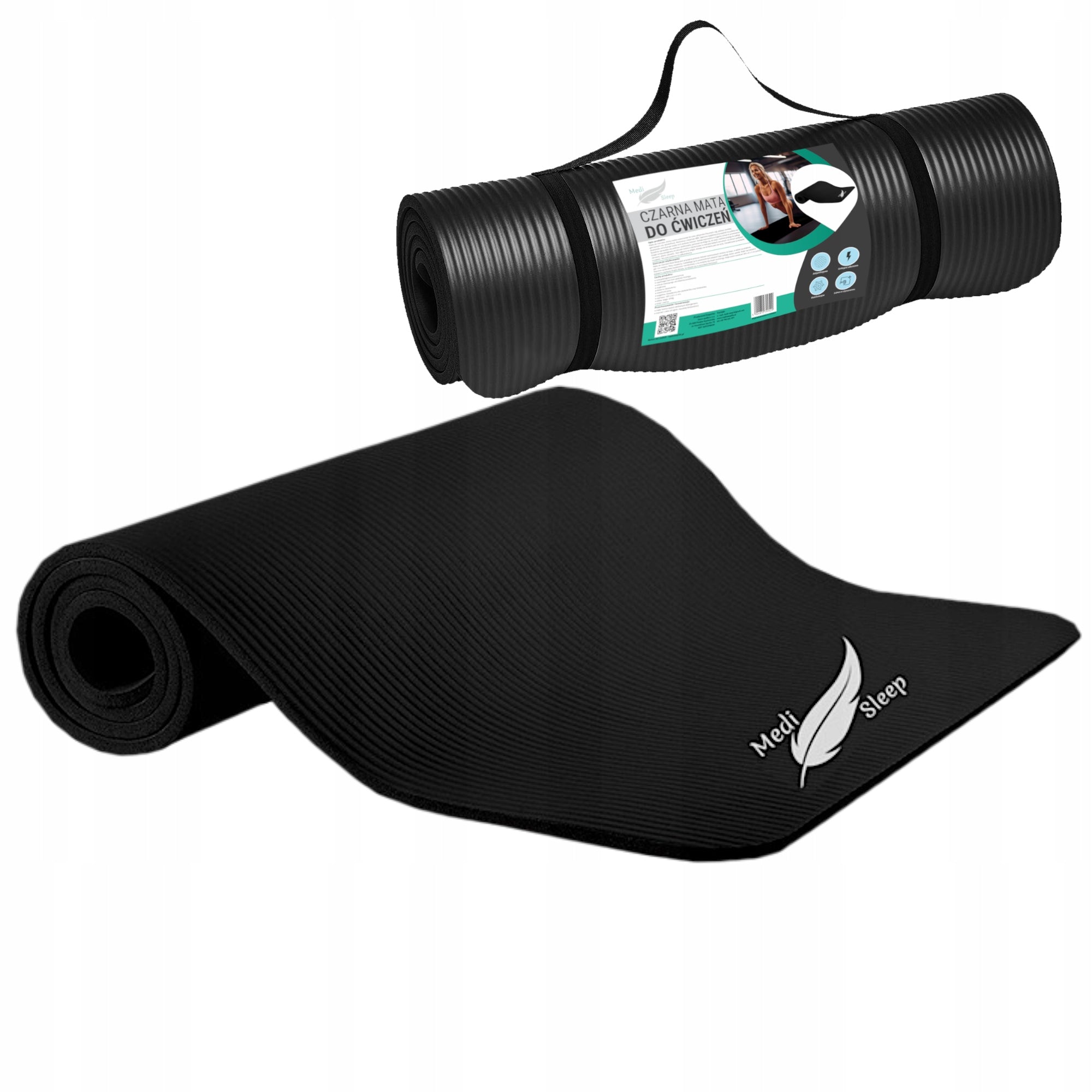 EXERCISE MAT THICK GYMNASTIC FITNESS YOGA, FOAM MAT FOR GYMS
