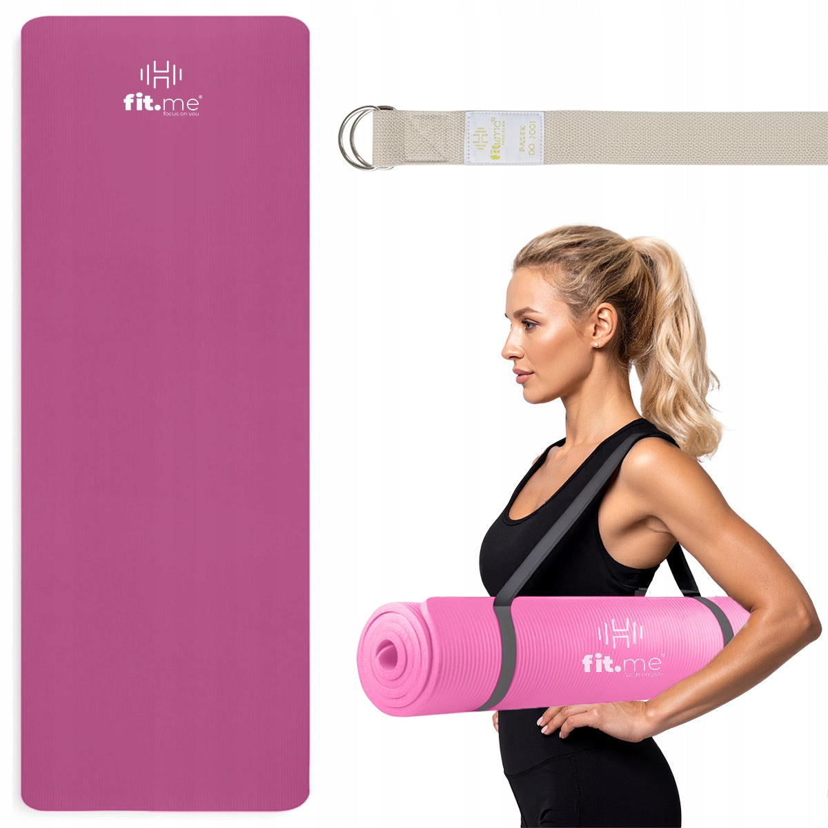 EXERCISE MAT YOGA FITNESS SOFT THICK 1,5 CM NBR TRAINING MAT