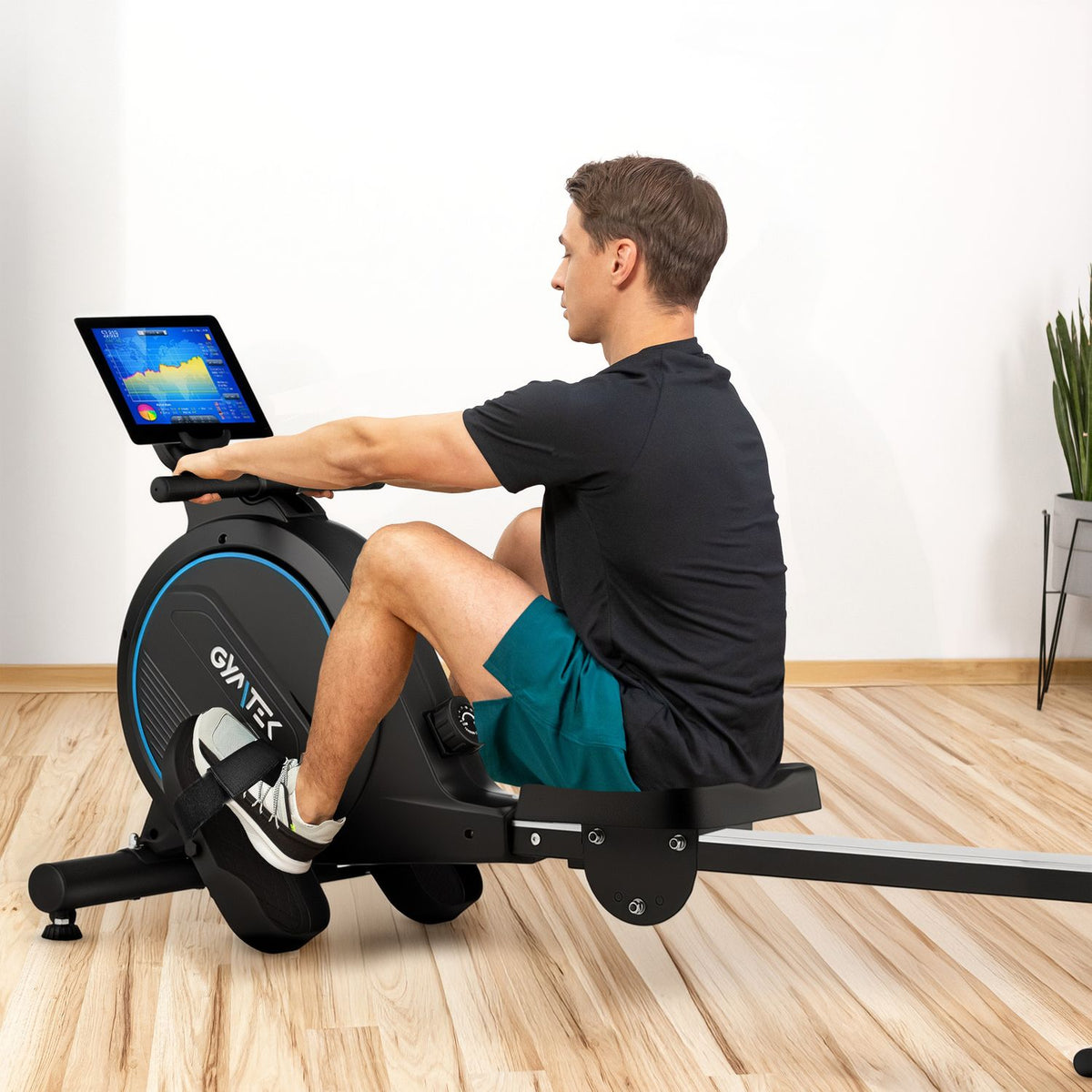 EXERCISE ROWING MACHINE MAGNETIC HOME FOLDING ROWING MACHINE GYMTEK Manufacturer code XR800