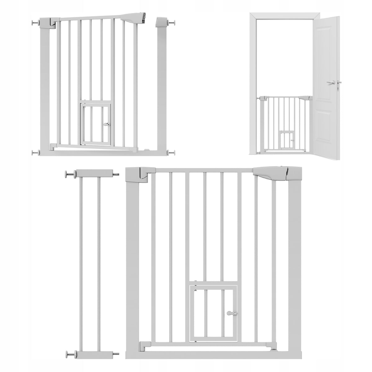 EXPANSION PROTECTION GATE Tulano protective barrier for STAIRS 75-96CM
