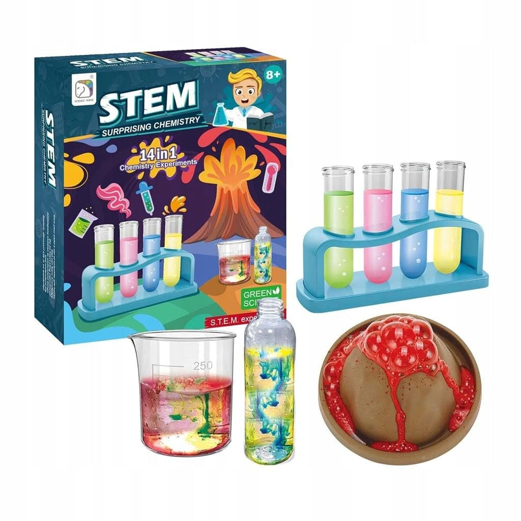 EXPERIMENTS FOR CHILDREN EDUCATIONAL SET 41IN1 SET OF SMALL CHEMIST
