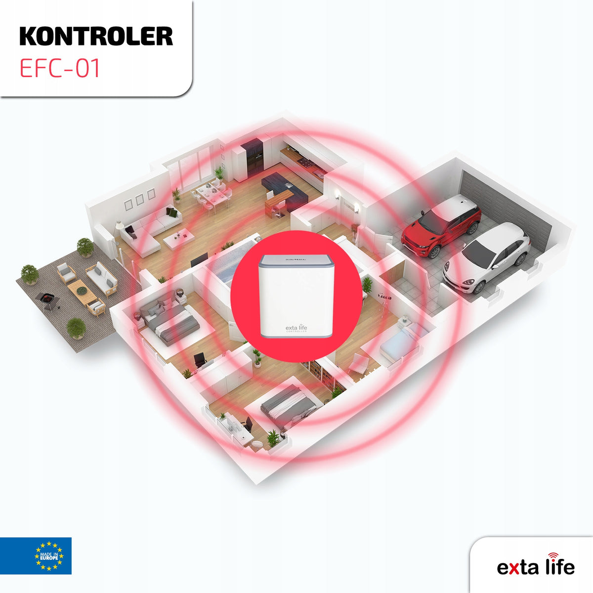 EXTA LIFE EFC-01 – smart home control unit for smart home control Manufacturer code EFC-01
