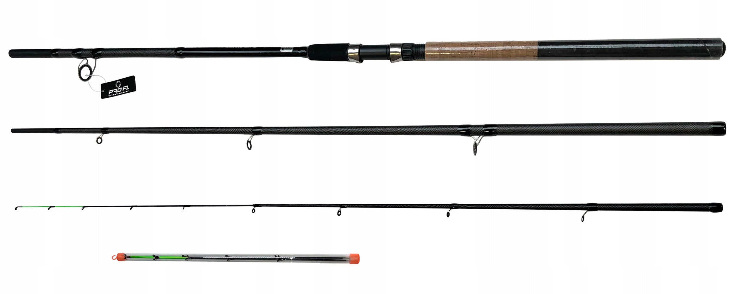 EXTENDED FISHING SET 2x FEEDER rod 2x Reels, Full Equipment Packaging status original
