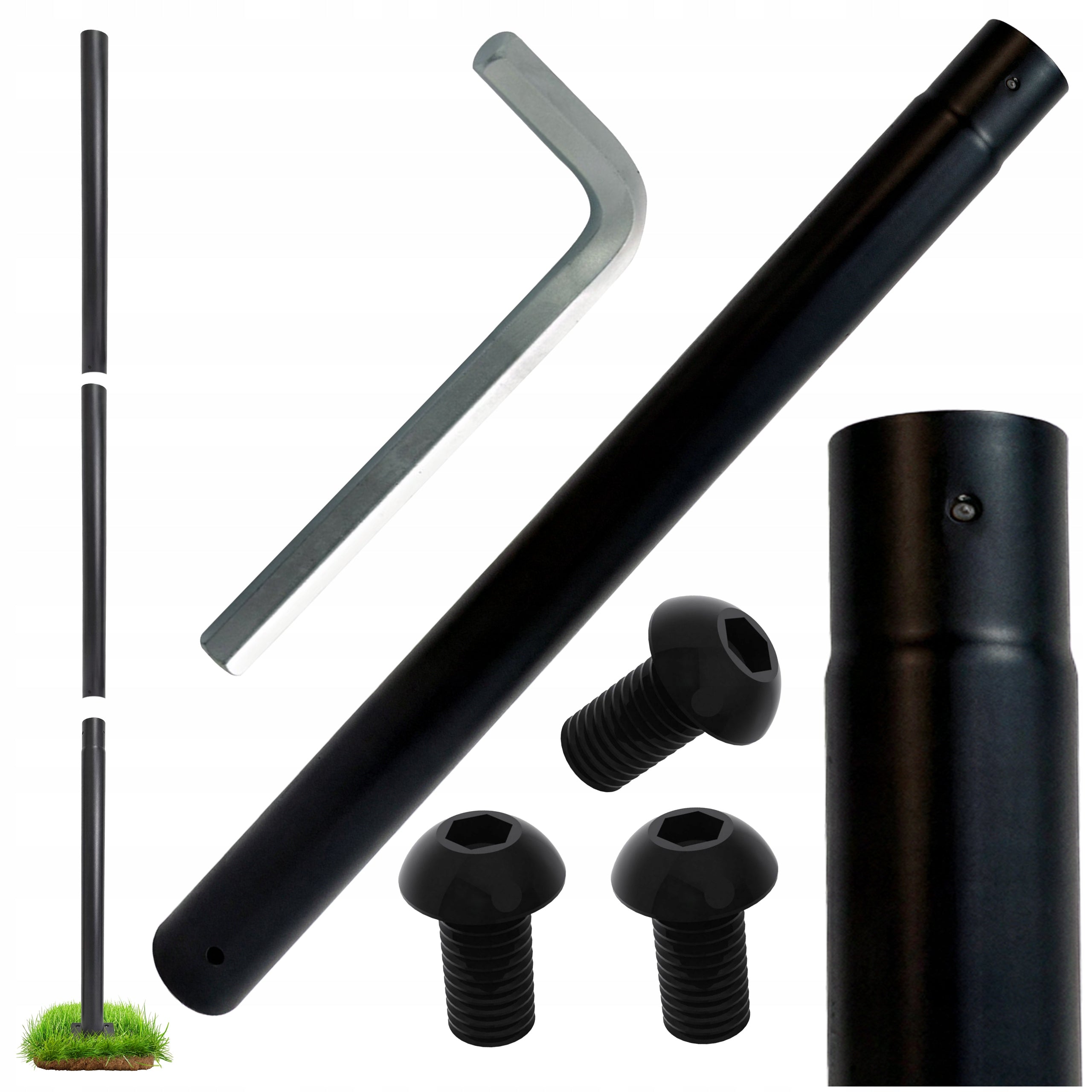 EXTENSION FOR LIGHTING POLE 1M