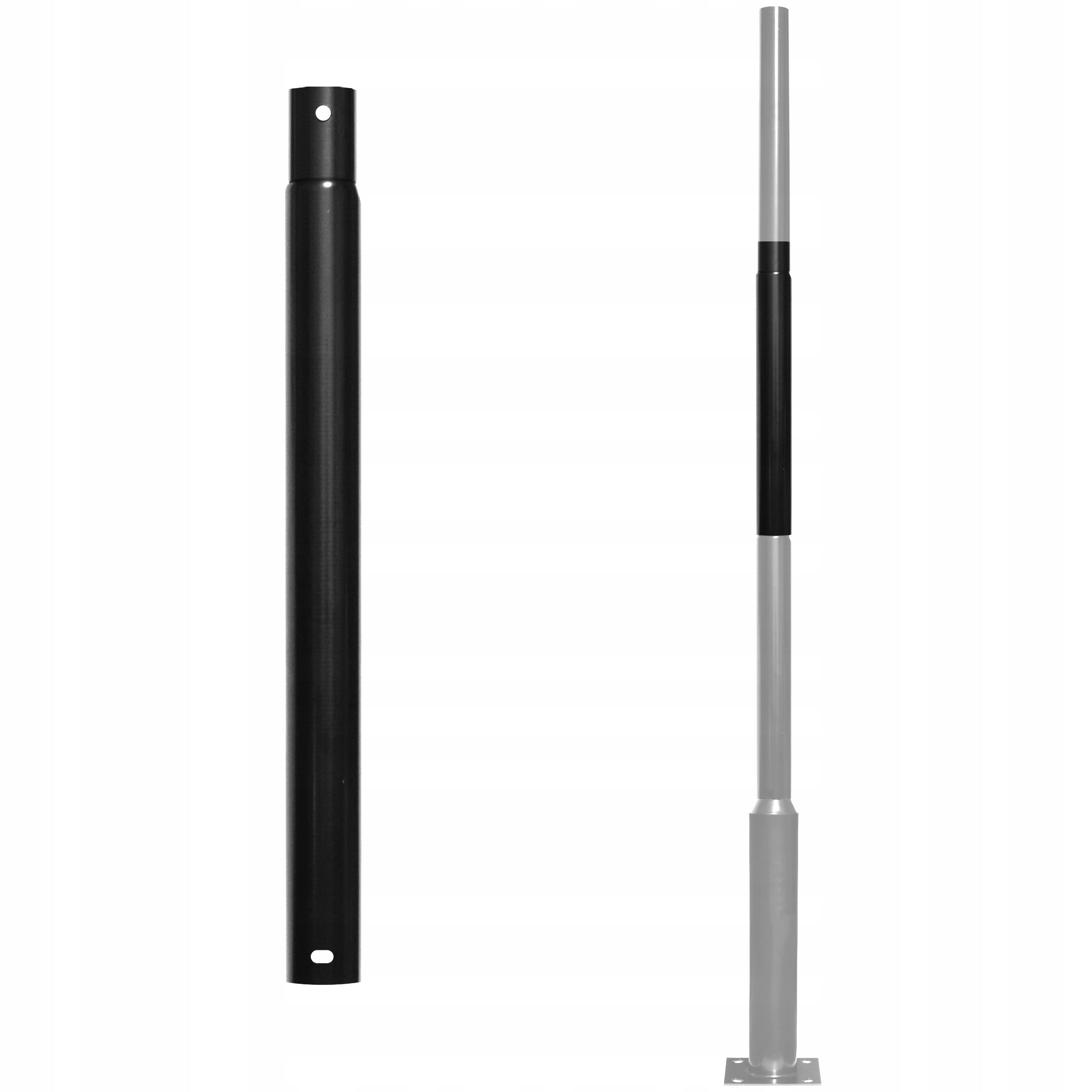 EXTENSION FOR LIGHTING POLE MAST FOR SOLAR LAMPS 1 METER