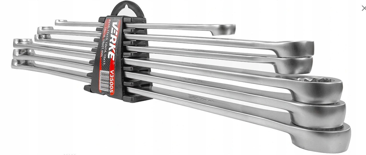 EYE WRENCHES STRAIGHT EXTRA LONG TENSIONERS 8-21MM SET OF FLAT WRENCHES Manufacturer code V35005