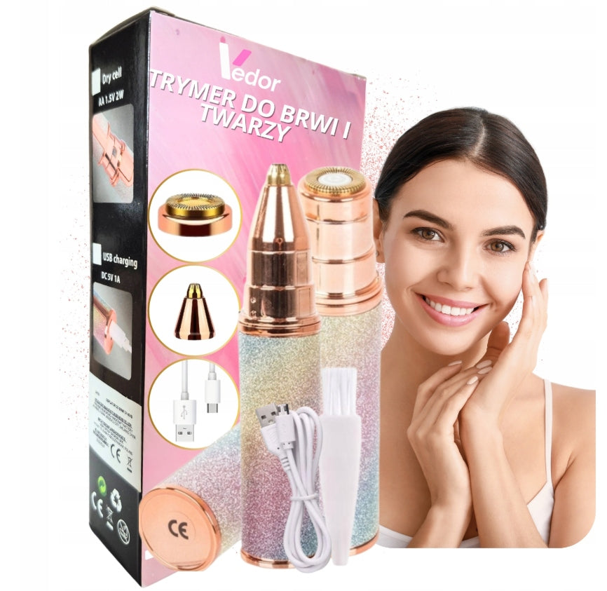 EYEBROW EPILATOR WOMEN'S SHAVER FACE TRIMMER SMALL FOR BAG