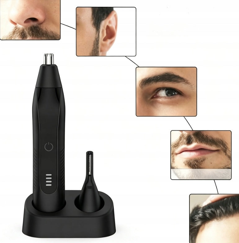 EYEBROW NOSE HAIR TRIMMER SHAVER SET - 8IN1 Manufacturer code Trymer do nosa, uszu, brody. Zestaw 2w1