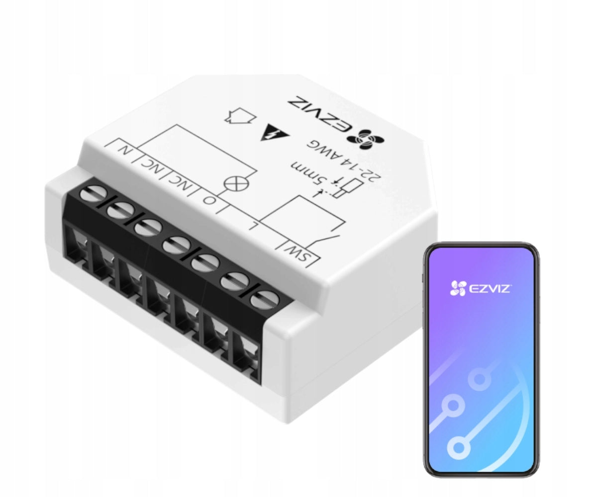 EZVIZ T35W Single Channel Wi-Fi Relay Remote Operation Matter