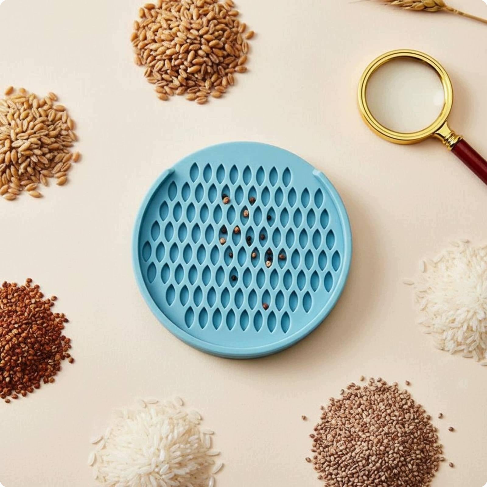 Easy to Clean Manual Grain Grinder Sturdy Plastic Rice Husk