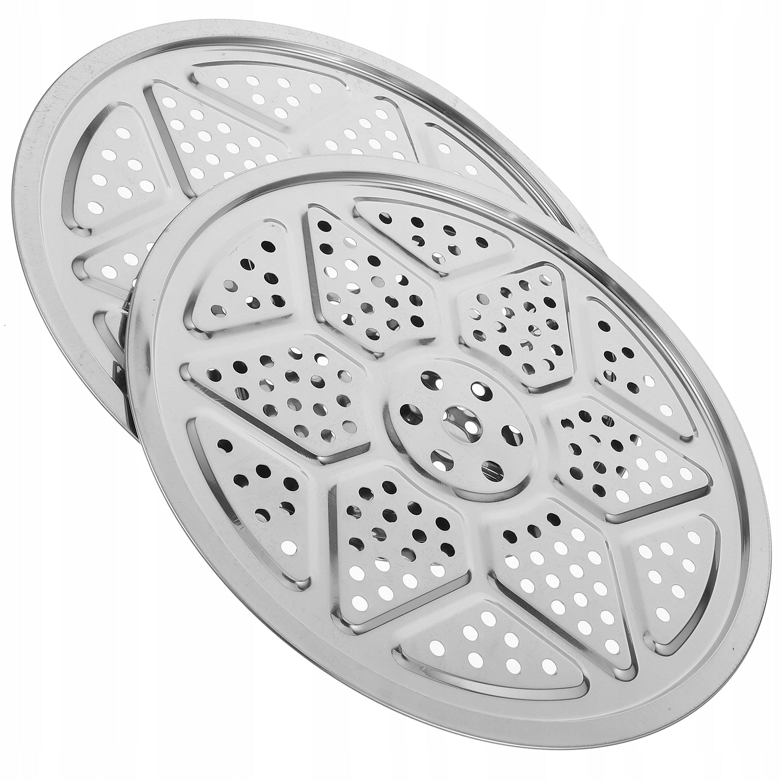Easy to Clean Stainless Steel Steamer Trays - 2 Pack Manufacturer code 646464