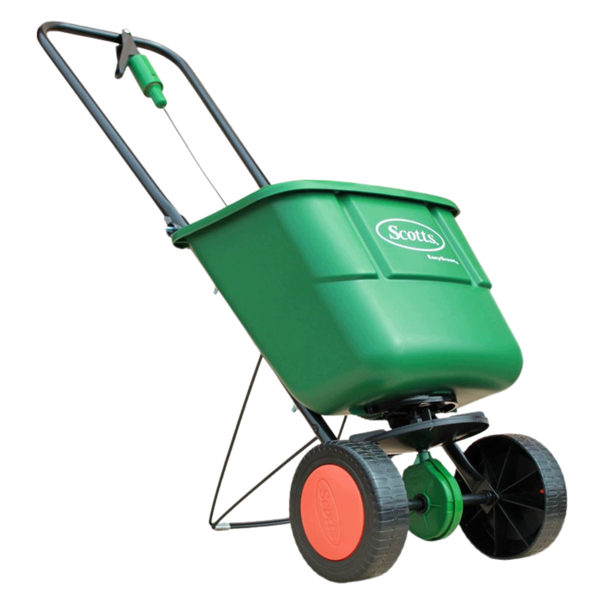 EasyGreen Rotary Fertilizer Seed Drill On Grass Seed Wheels Spreader