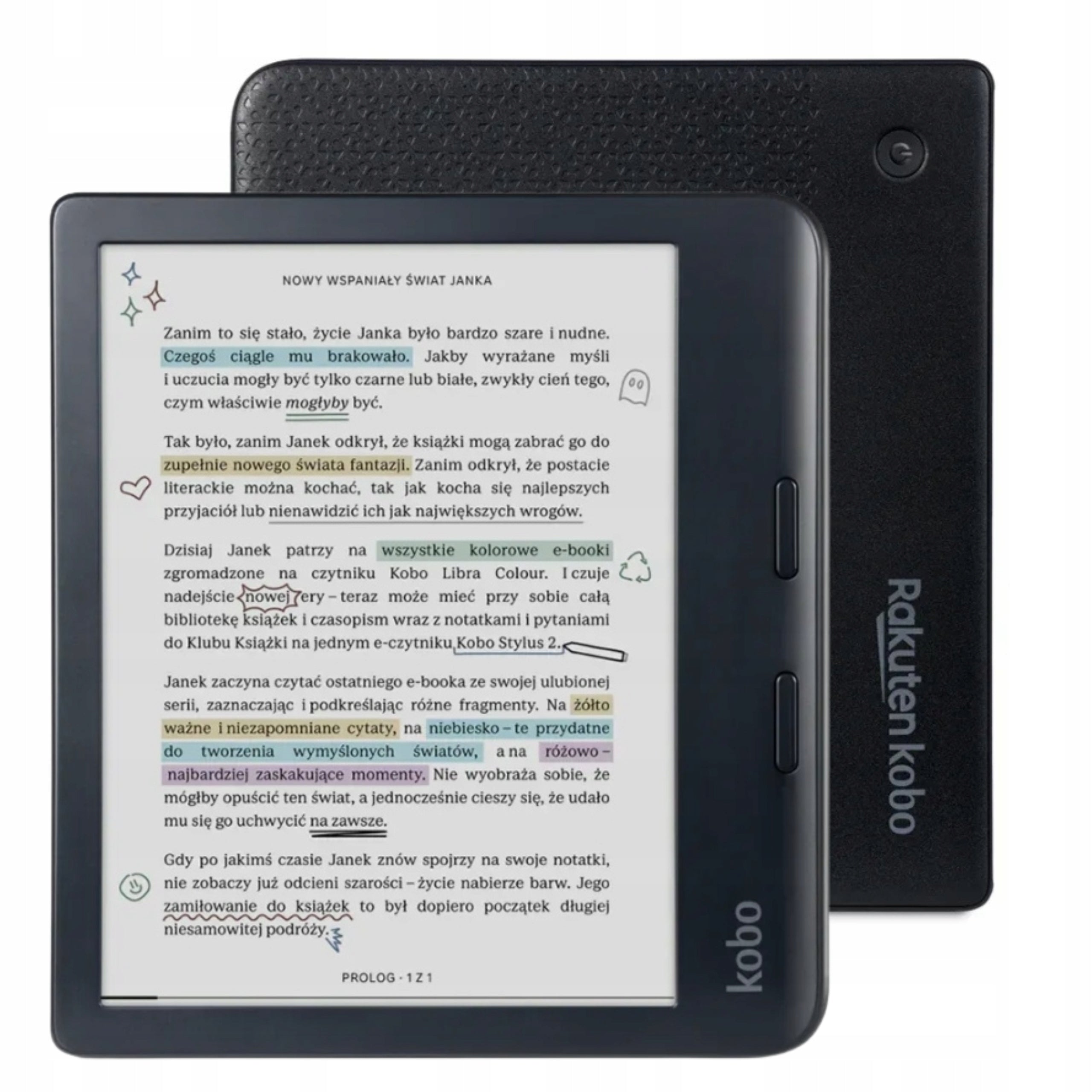 Ebook Reader Kobo Libra Colour 7" 32GB Color E-Ink Screen Kaleido 3 WiFi