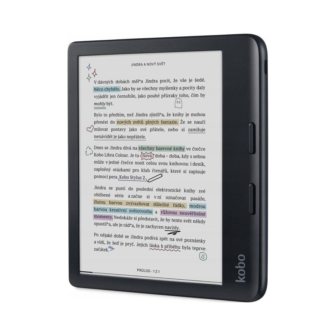 Ebook Reader Kobo Libra Colour 7" 32GB Color E-Ink Screen + Stylus Manufacturer code N428-KU-BK-K-BU