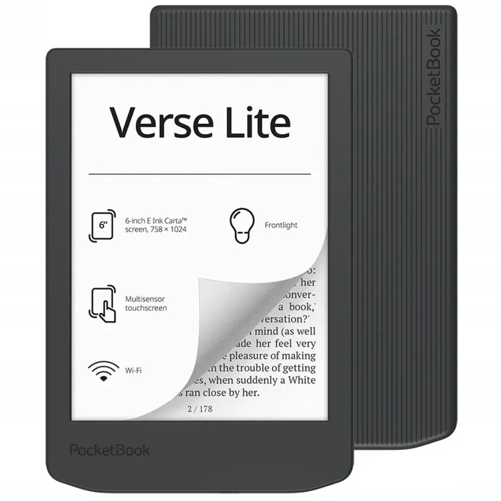 Ebook Tablet PocketBook Verse Lite (619) 8 GB 6 Cali Black Grey