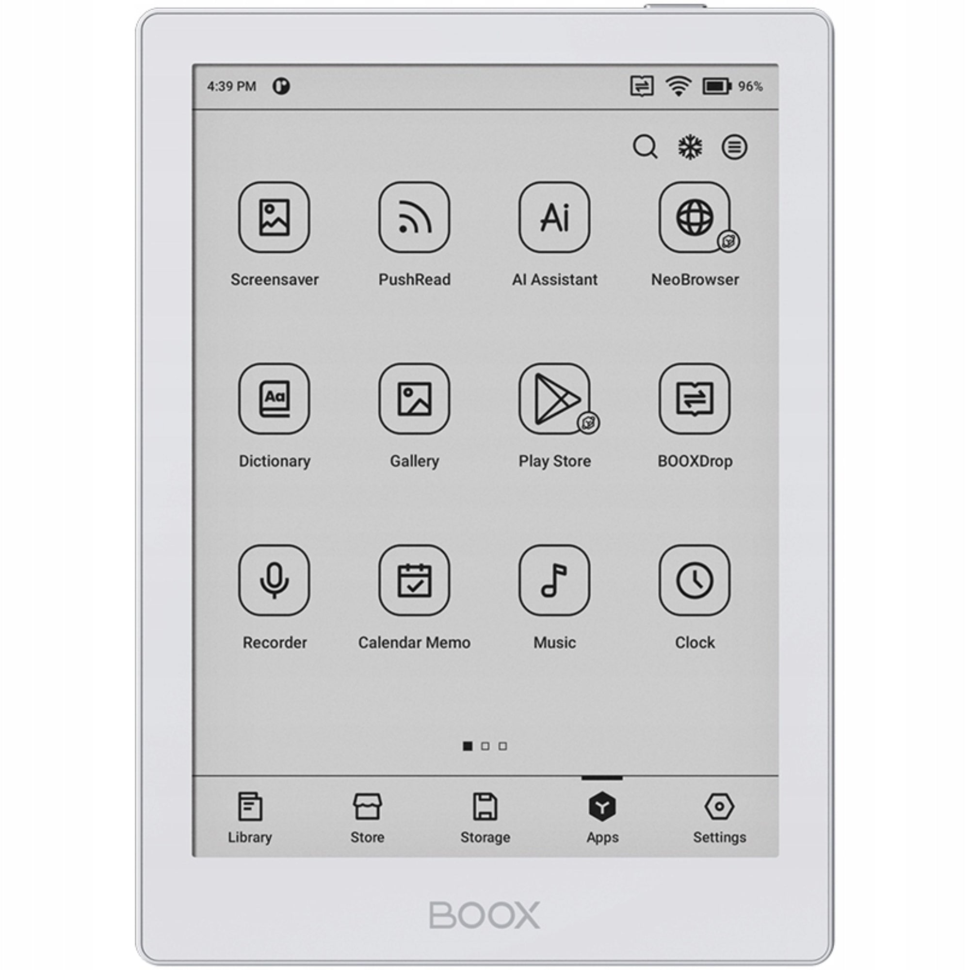 Ebook Tablet Reader Onyx BOOX GO 6 E Ink Carta 32GB 6 Cali White Packaging status original