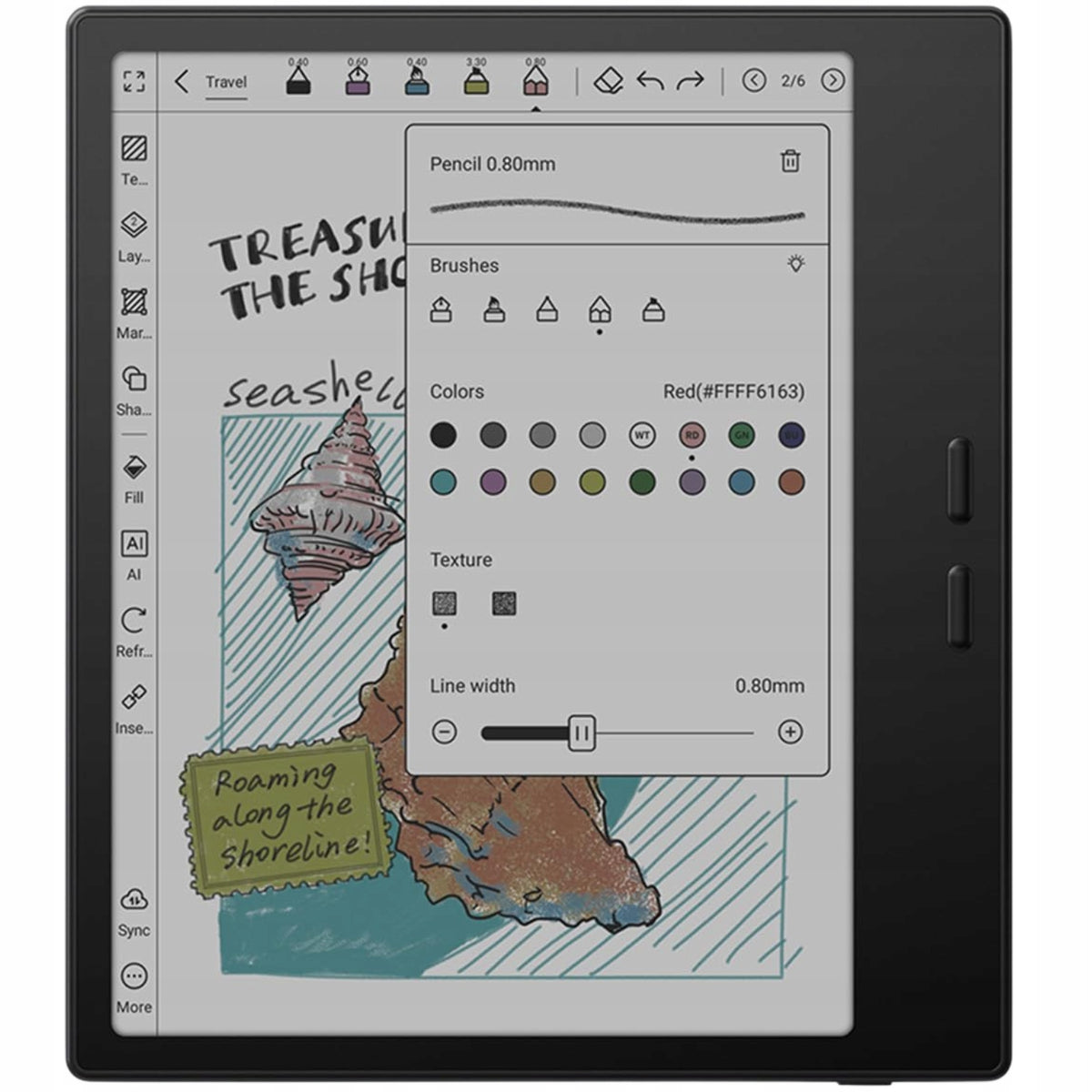 Ebook Tablet Reader Onyx Boox Go Color 7 Gen II 64GB 7 Cali Black