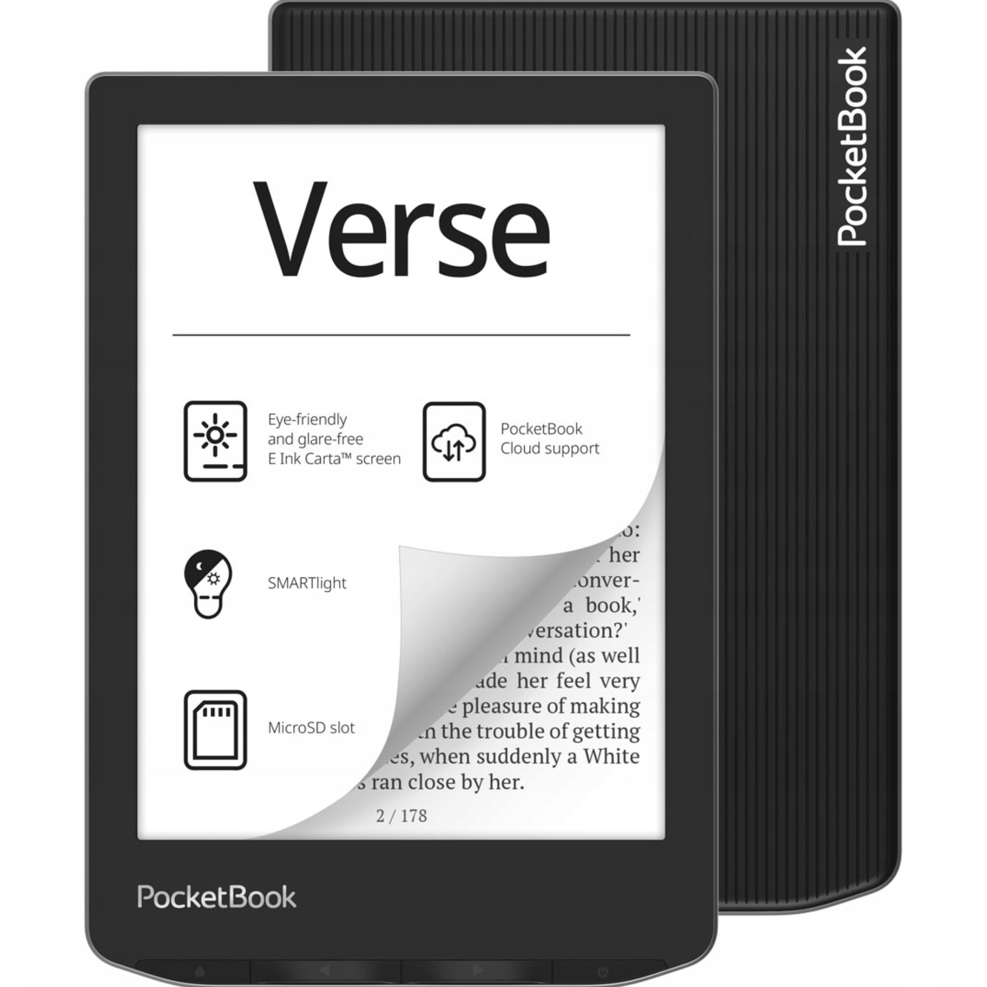 Ebook Tablet Reader PocketBook Verse 629 8 GB E Ink 6 Cali Grey Lightweight
