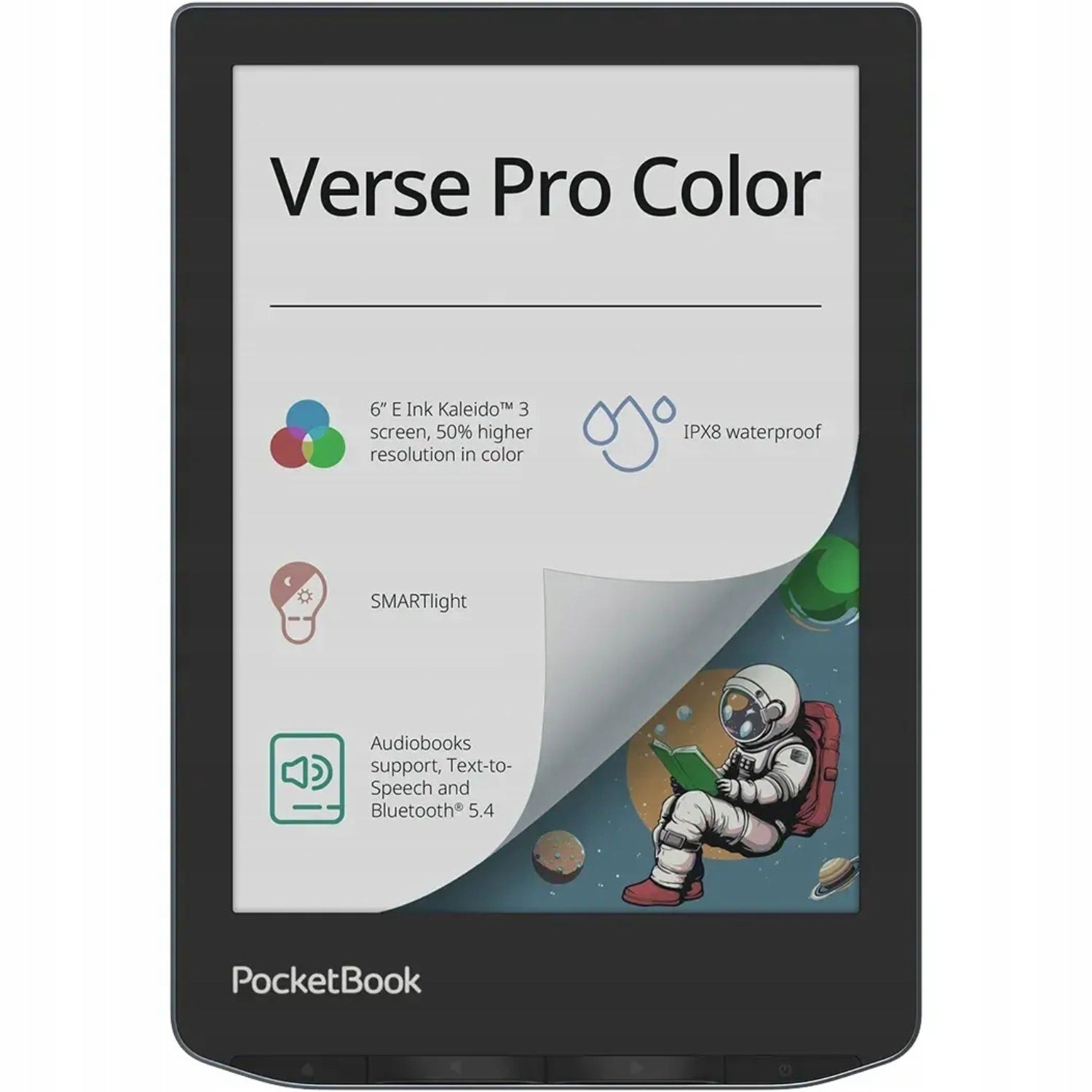 Ebook Tablet Reader PocketBook Verse Pro Color 16 GB 6 Cali Black