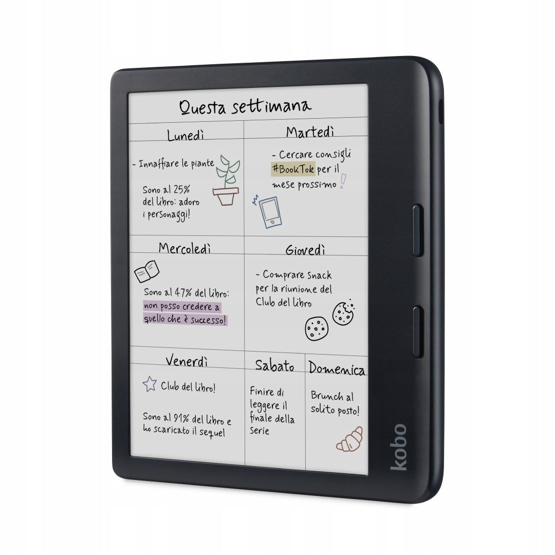 Ebook reader Kobo Libra Colour 7 EInk Kaleido3 32GB Black Brand Kobo