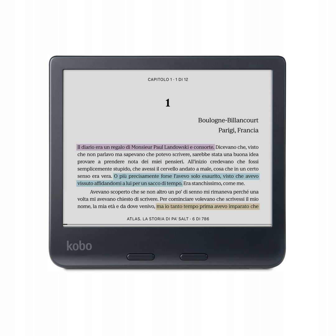 Ebook reader Kobo Libra Colour 7 EInk Kaleido3 32GB Black Color black