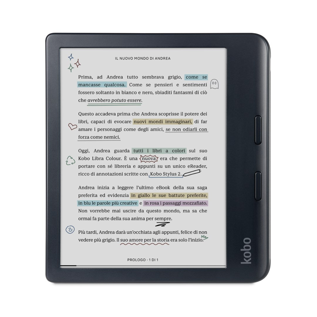Ebook reader Kobo Libra Colour 7 EInk Kaleido3 32GB Black