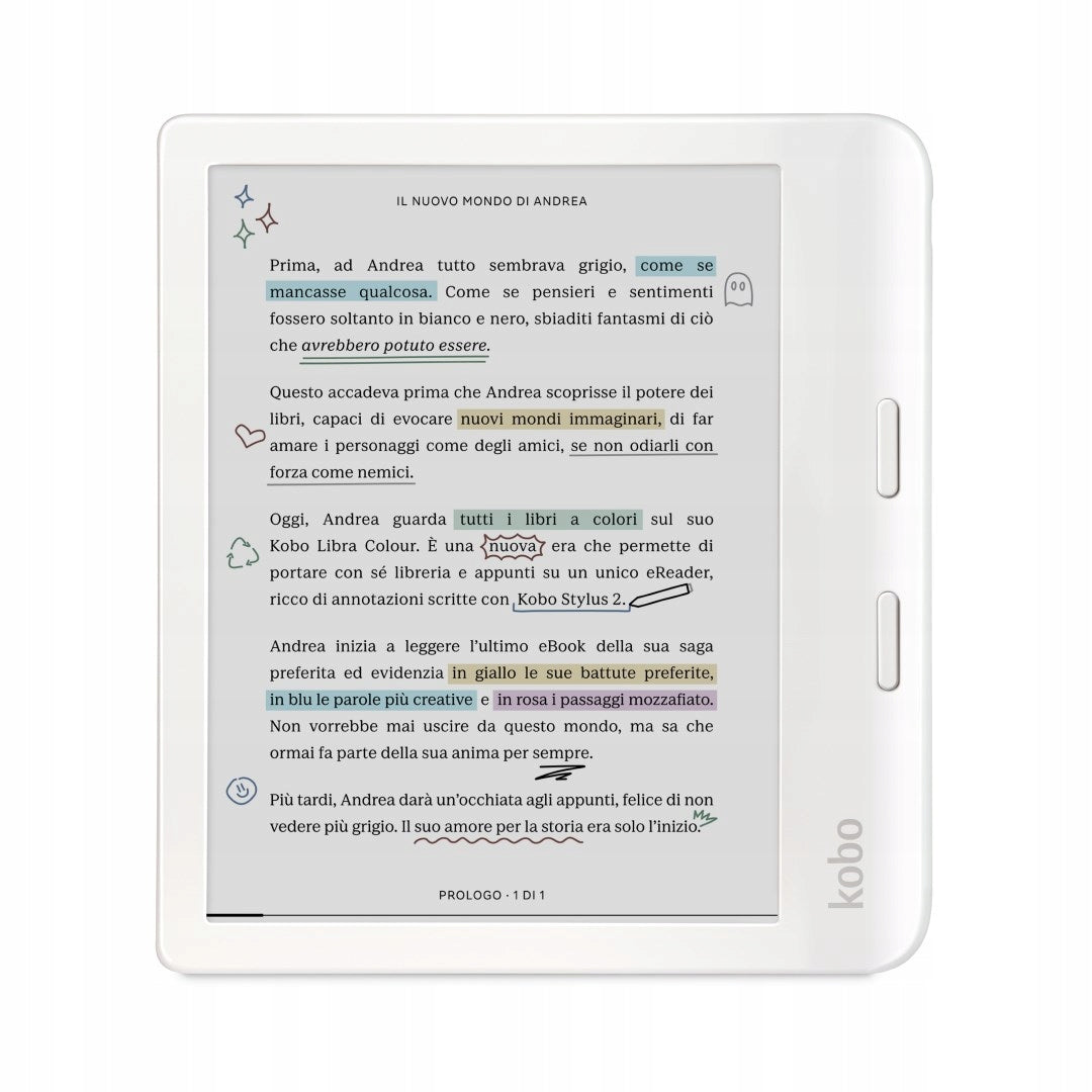 Ebook reader Kobo Libra Colour 7 EInk Kaleido3 32GB White