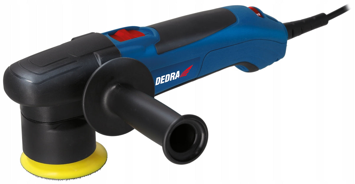 Eccentric Rotation Polisher DEDRA Dual Action Polishing Machine 300W 75mm Manufacturer code DED7990 z padem 75 mm
