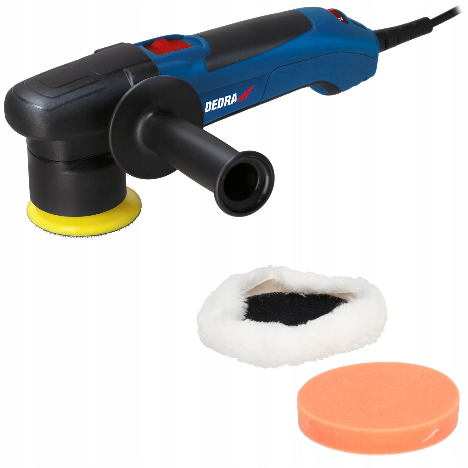 Eccentric Rotation Polisher DEDRA Dual Action Polishing Machine 300W 75mm