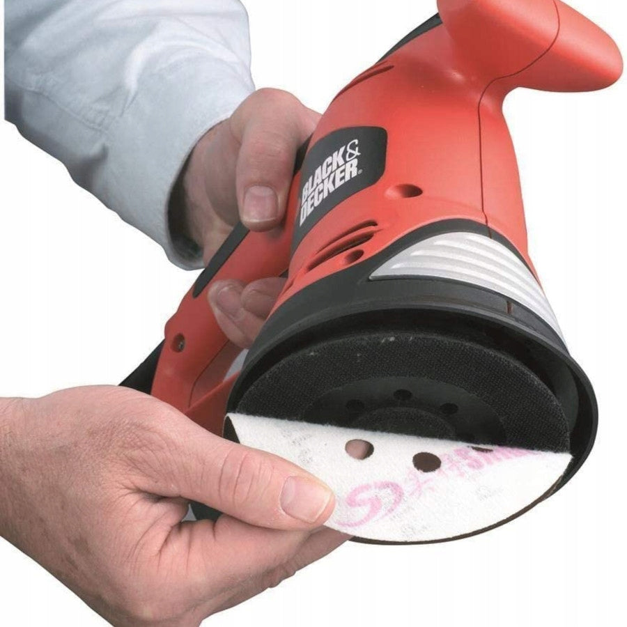 Eccentric grinding machine 480W 125mm suitcase + akc Black Decker KA191EK Kind multi-function grinder
