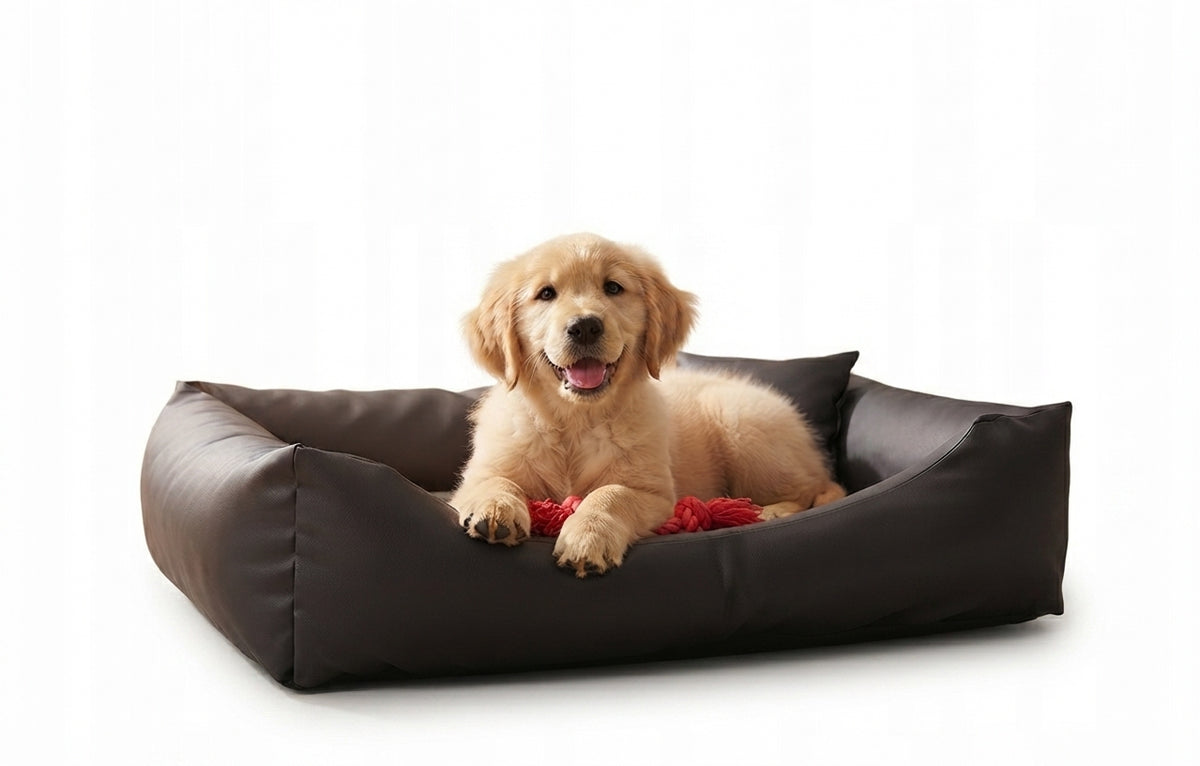 Eco-leather dog bed 80x60 ''MIKO''