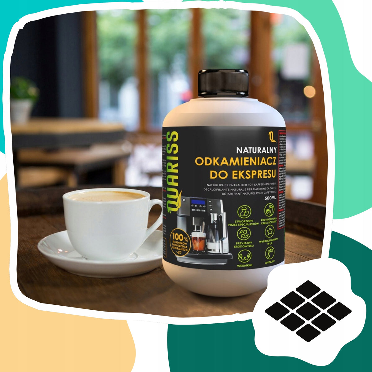 Ecological Descaler of Espresso Machines and Kettles Natural Liquid STRONG 500ml Manufacturer code 5904162540709