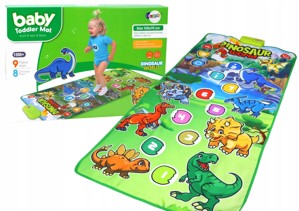 Educational Dance Mat Interactive Dinosaur Sounds Packaging status original