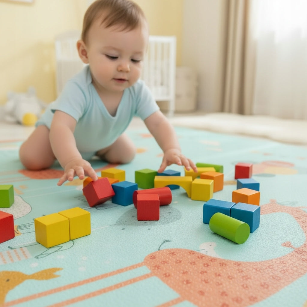 Educational Foam Mat Double Sided Folding Mat for Children CARPET 180x180 Packaging status original