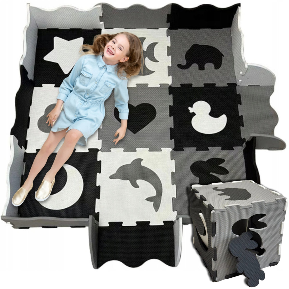 Educational Foam Mat Interactive Foam Puzzle for Infants Children