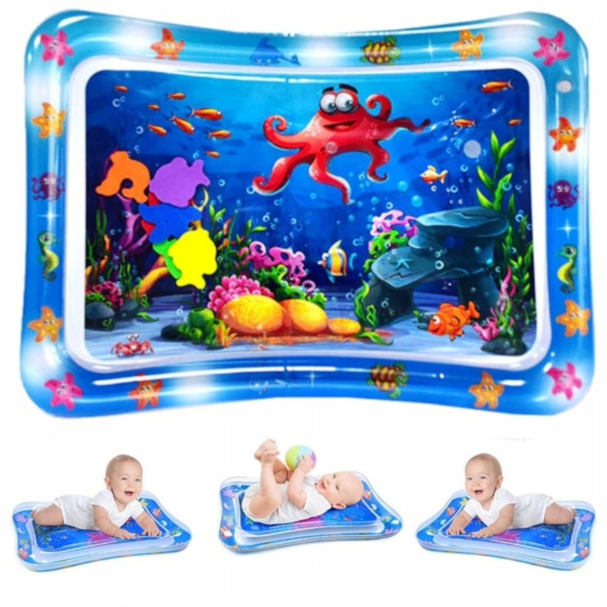 Educational Inflatable Sensory Water Mat for Children Infant Learning