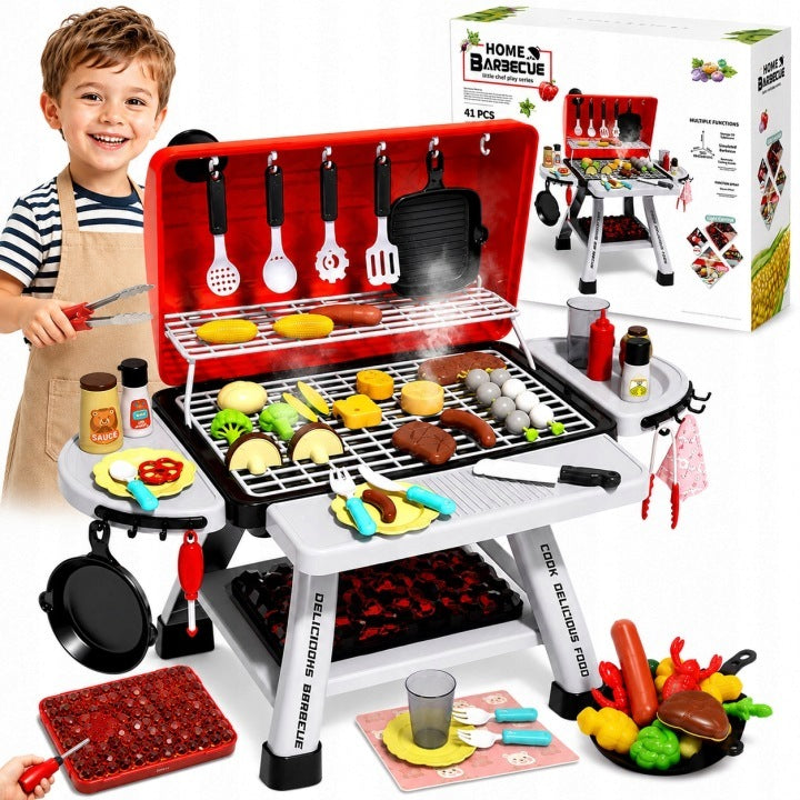 Educational Interactive Garden Grill with Sound and Light Effects