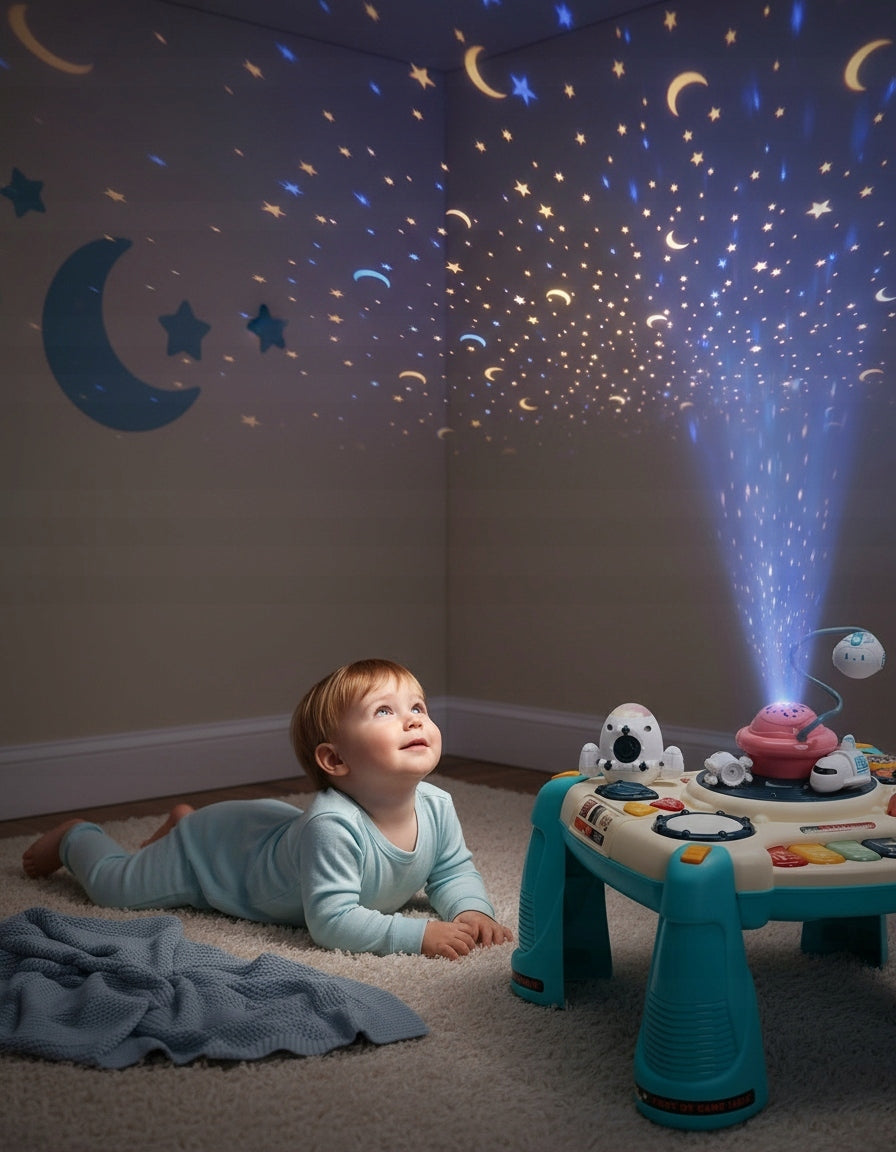 Educational Interactive Table Projector Kids 2in1 SPACE Blue Manufacturer code 648A-52
