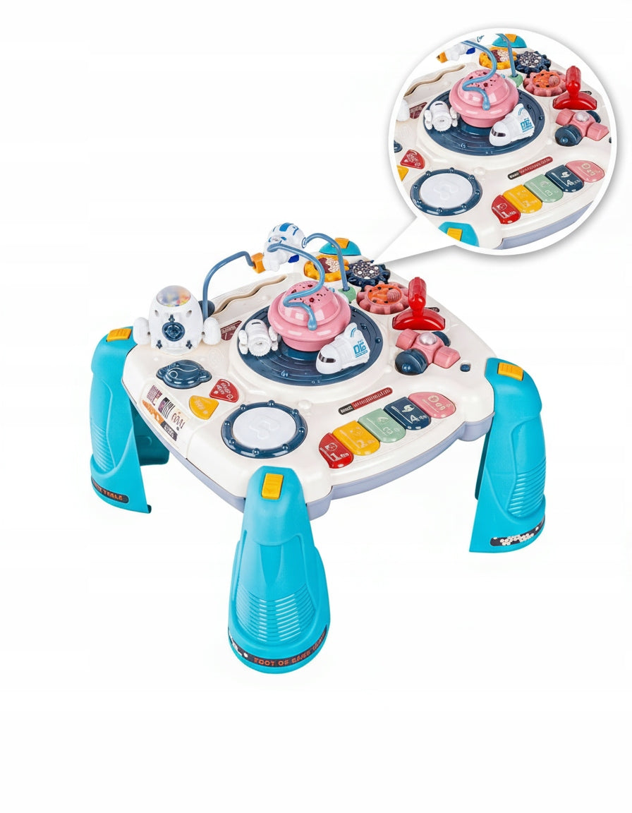 Educational Interactive Table Projector Kids 2in1 SPACE Blue Packaging status original