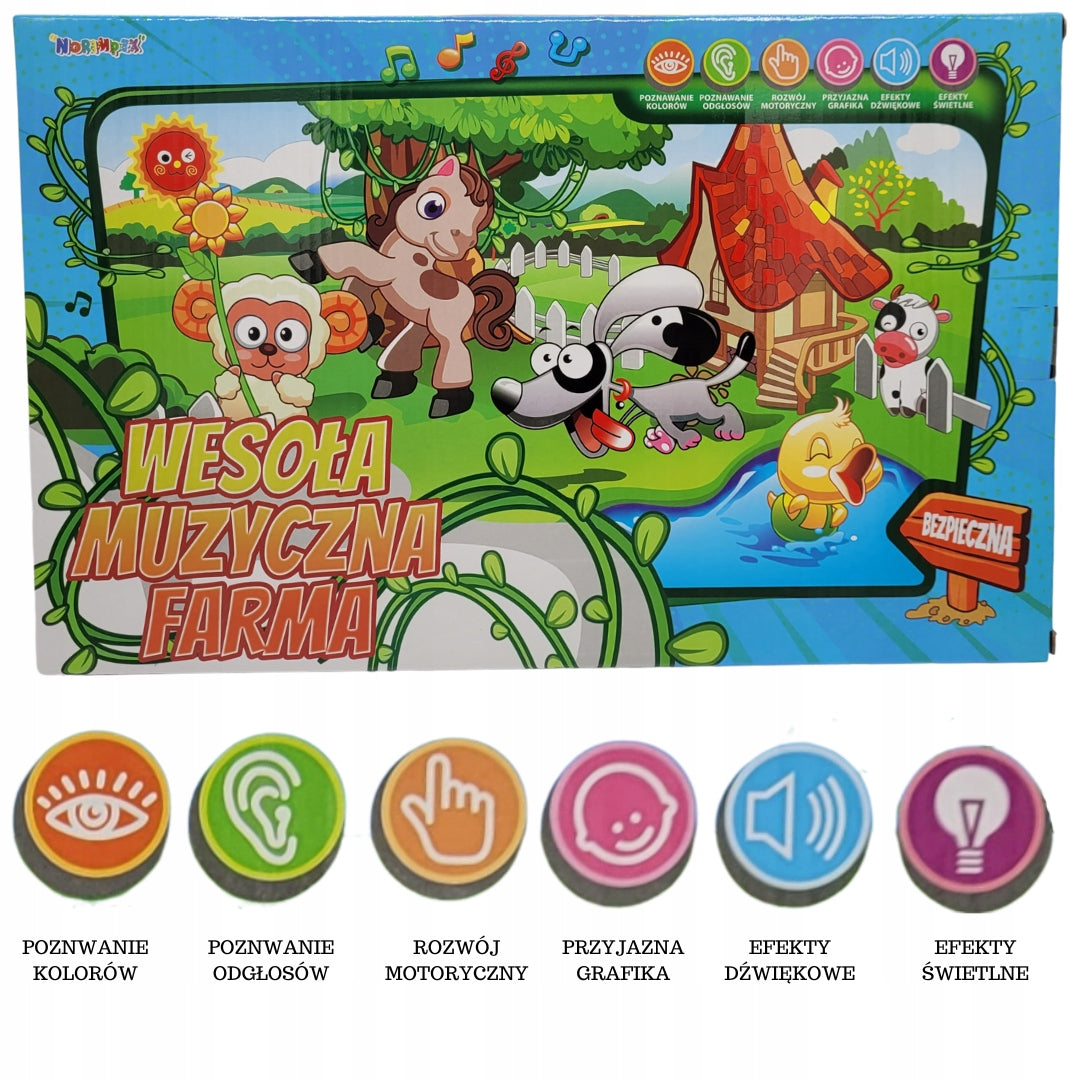 Educational MAT MUSICAL FARM INTERACTIVE Animal SOUNDS Packaging status original
