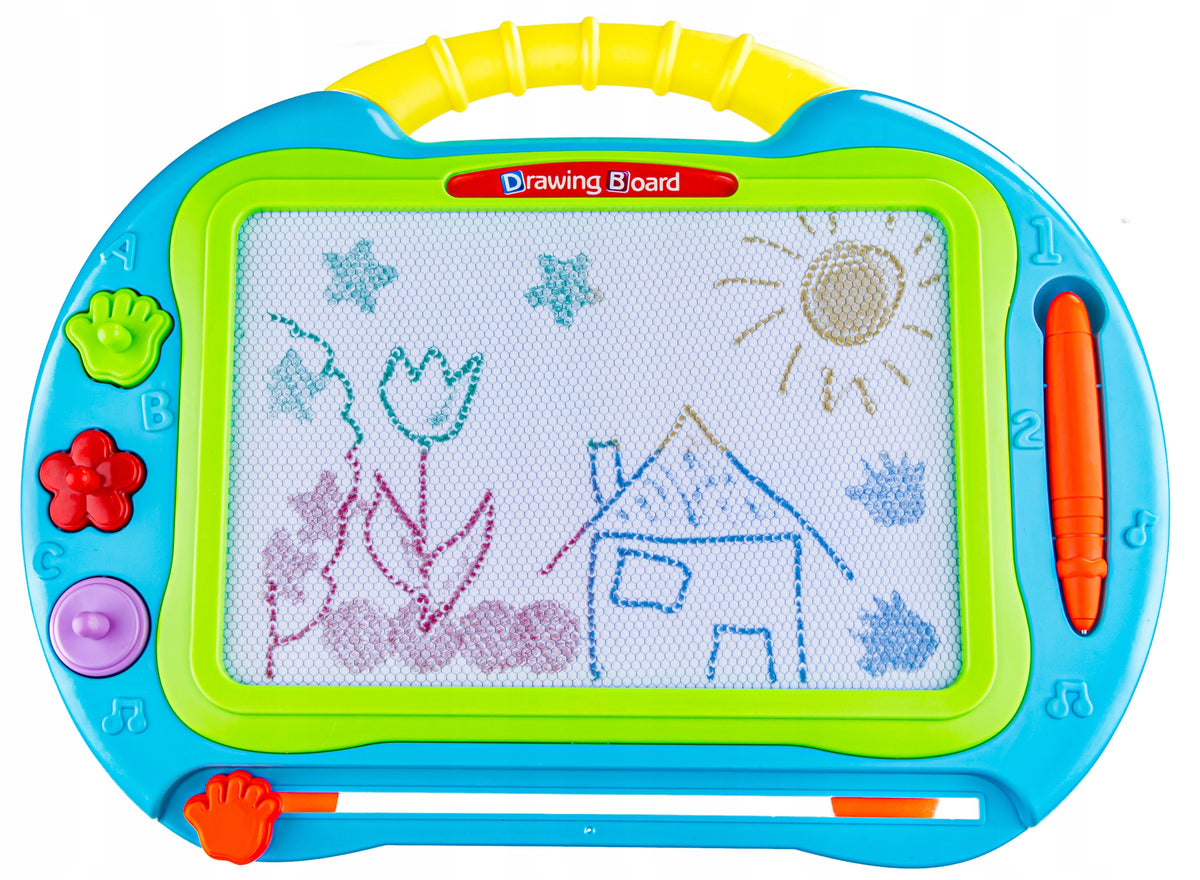 Educational Magnetic Chalkboard 2in1 Magic Drawing Board Table Pen Stamps Manufacturer code 628-89