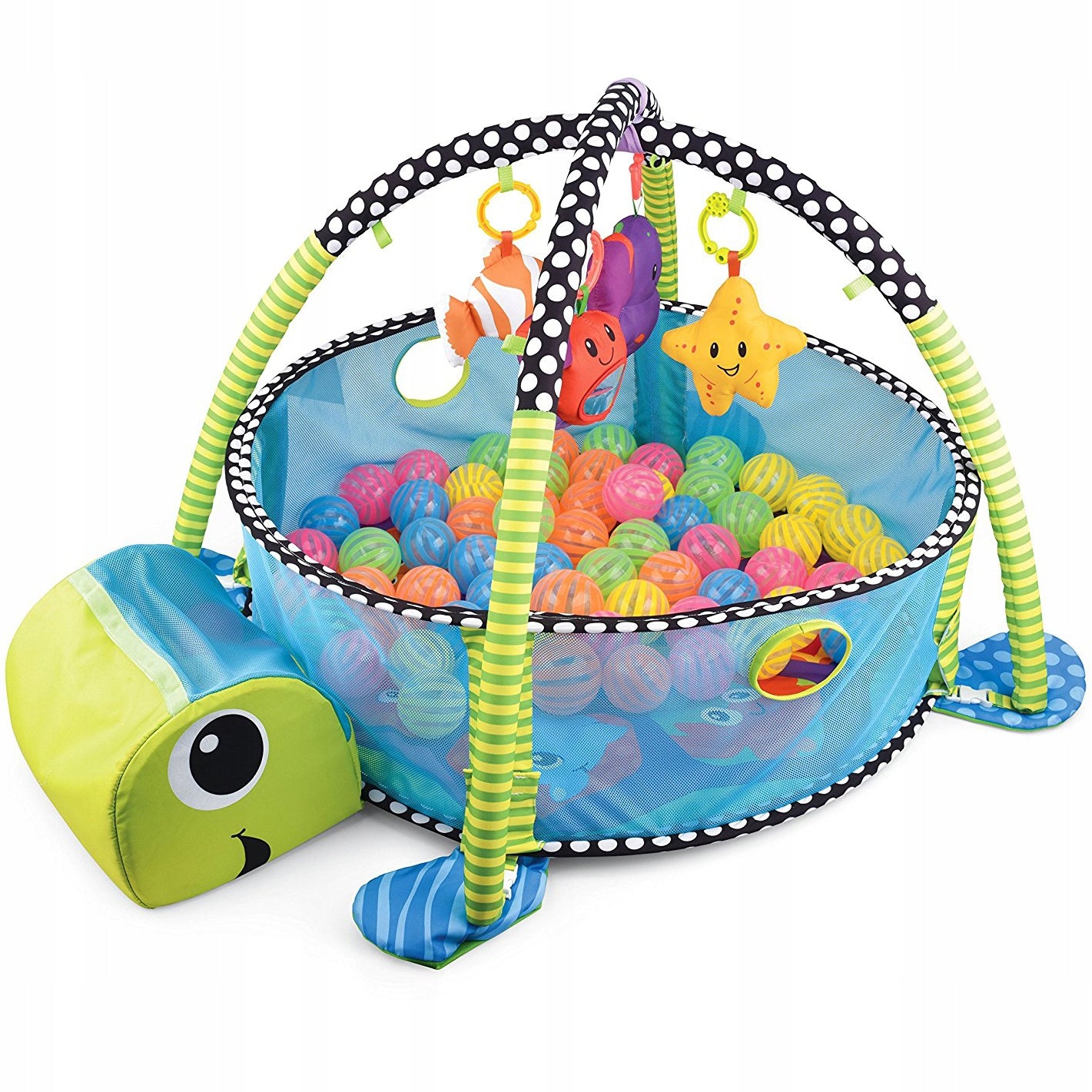 Educational Mat 3in1 Large Interactive Playpen Pool Ball Turtle 0+ Brand no brand