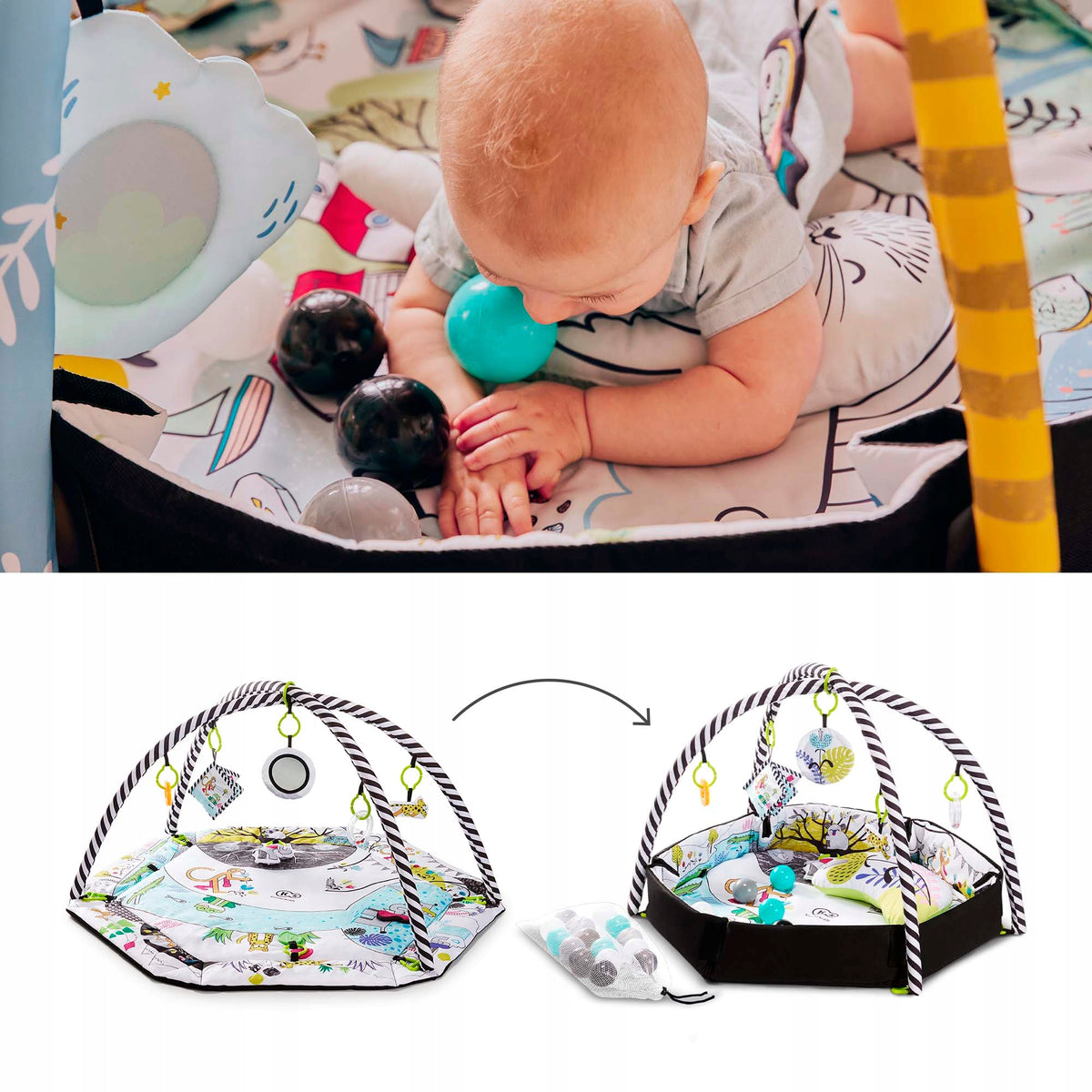 Educational Mat Interactive Square toys for babies SMARTPLAY Kinderkraft Manufacturer code KKZSMART000000