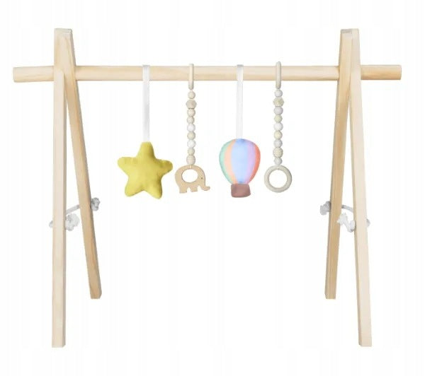Educational Mat Lionelo Anis Baby Gym Set Material plastic fabric wood