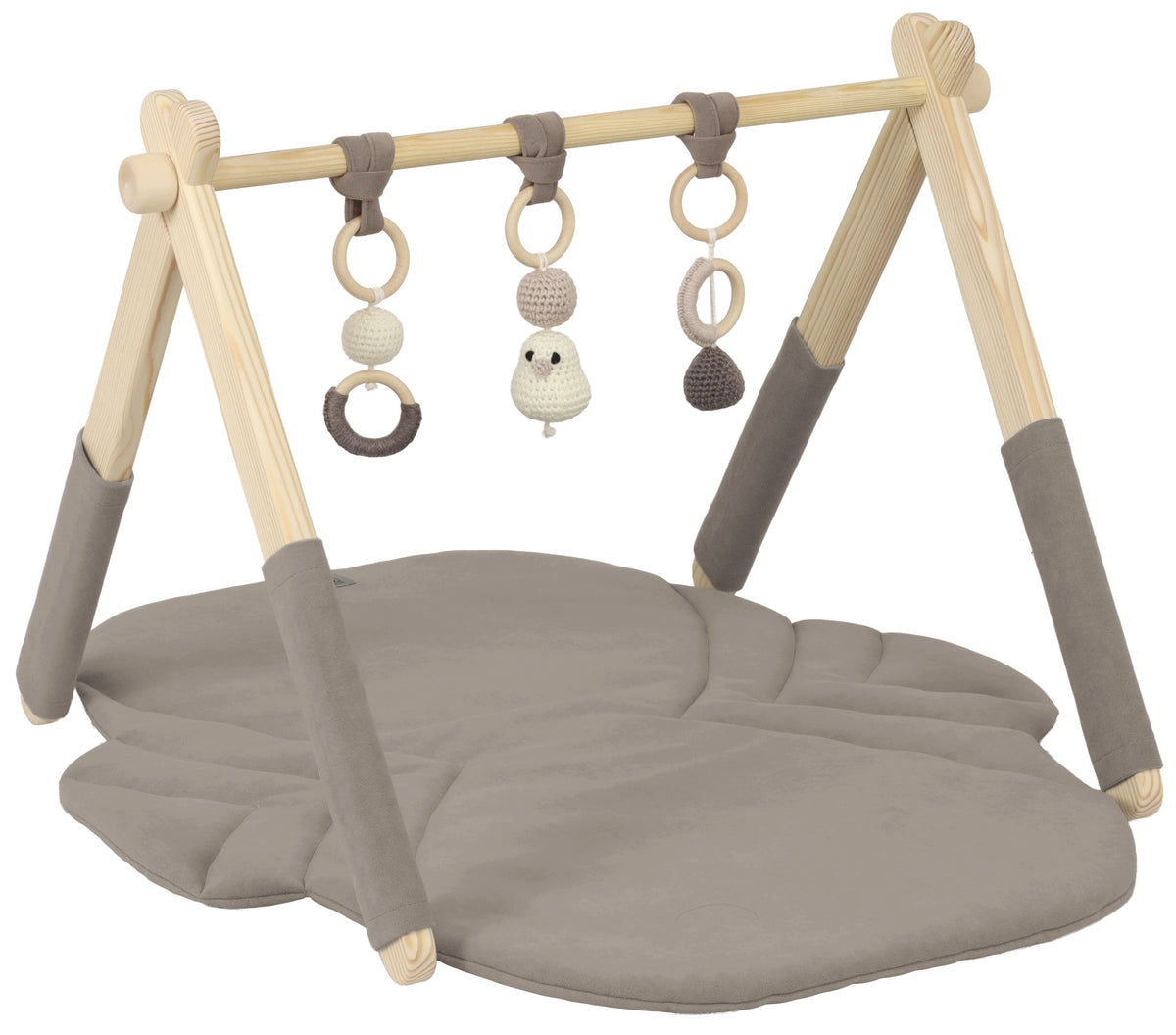 Educational STAND MAT TOYS SET gift for baby shower BRONZE VELVET
