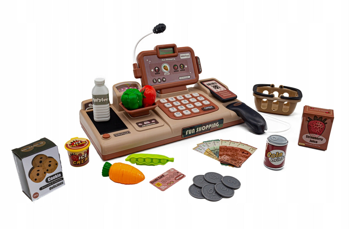 Educational Shop Cash Register for Kids Accessories Calculator Weight Large Manufacturer code 888J
